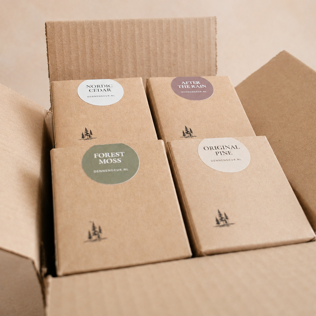 The Forest Collection – complete set van 4 bosgeurkaarsen